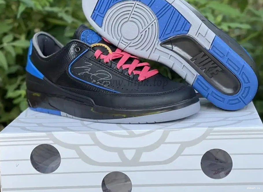 to blue Jordan ready PK OFF-WHITE Low ship God Air 2 x materials retail 0503